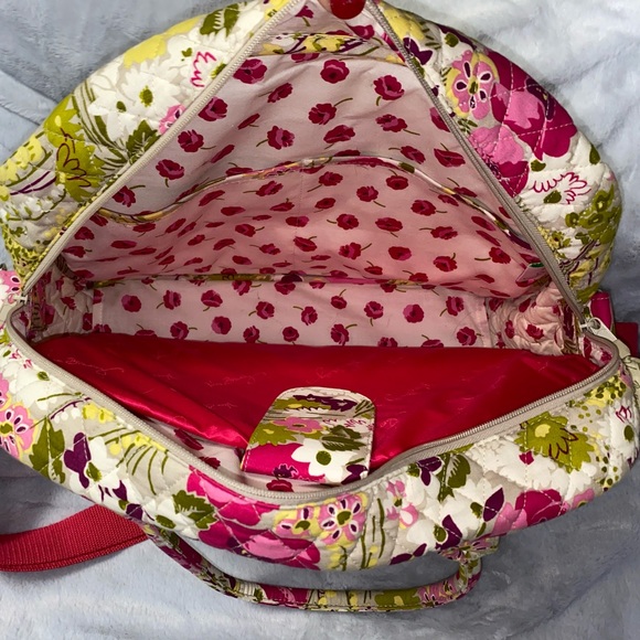 Vera Bradley Laptop bag tote, in Makes Me Blush. Excellent like new cond! - Picture 6 of 9